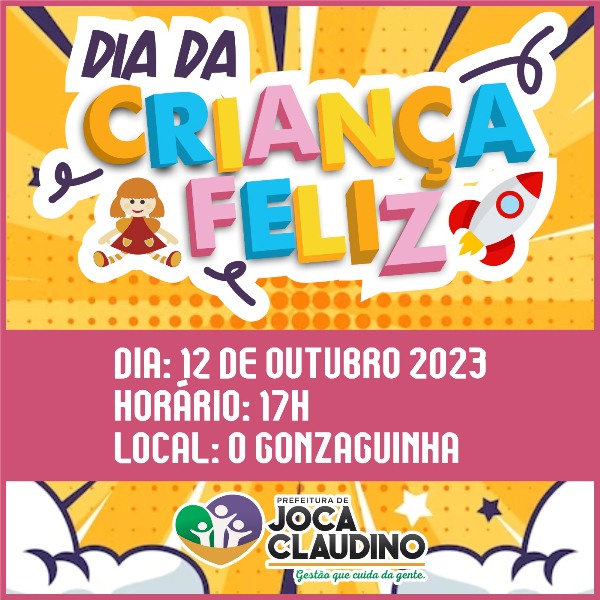Projeto Dia da Criança Feliz